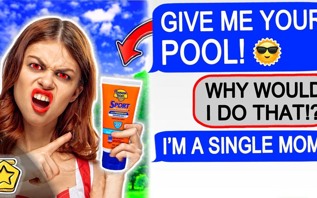 r/EntitledPeople KAREN DEMANDS MY POOL!